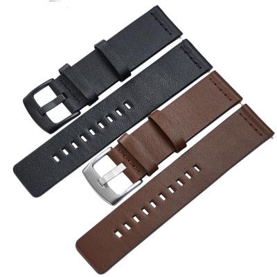 China Smart Hole Leather Strap SamsungGearS2S3Square Quick Release Watch StrapmotoFirst Layer Cowhide Switch Ear for sale