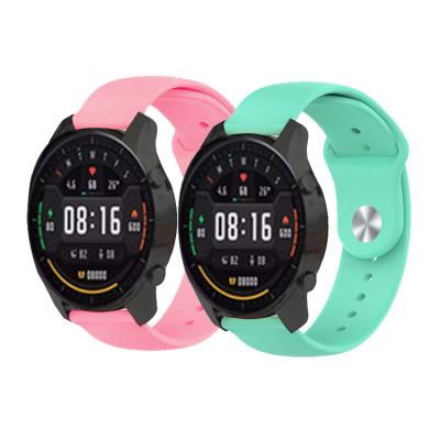 China Multicolor Replacement Soft Waterproof Rubber Sports Strap Silicone Rubber Quick Release Strap Suitable for All Kinds of for sale