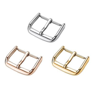 China Stainless Steel Pin Buckle Leather Strap Buckle Apple Watch Strap Watch Buckle Accessories for sale