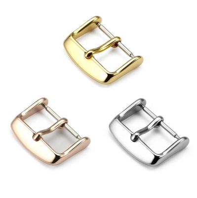 China Factory Outlet Factory Outlet Watch Strap Buckle 20 Watch Band Buckle 304 Stainless Steel Watch Belt High Quality Custom Gold Clasp 22mm for sale