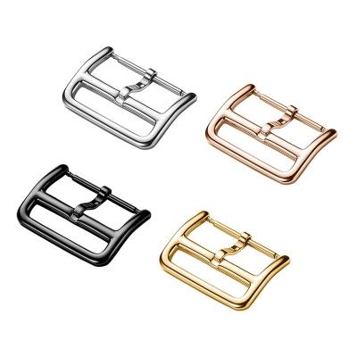 China Four-color stainless steel stainless steel watch strap smooth pin buckle and suitable for all kinds of watch straps or Apple watch smart band for sale