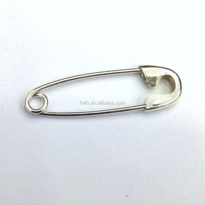 China 925 Sterling Silver 925 Metal Prong 30mm Solid Silver H2213 Qualified Safety Pin for sale