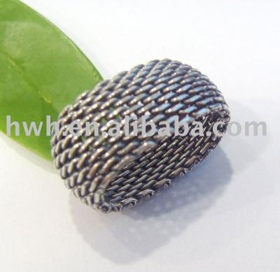 China HWH0057 silver silver 925 Mesh Ring for sale