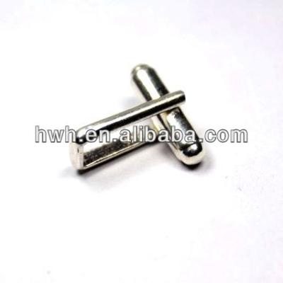 China 925 Silver Joint Component Silver Cufflinks Glossy Surface H375B-01 for sale