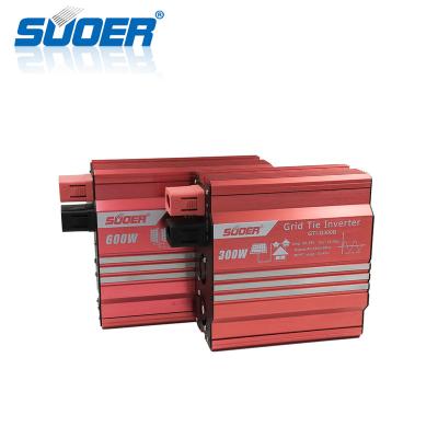 China Suoer 600W DC AC Solar Power Inverter On Grid Tie Inverter 210*195*88.5mm for sale