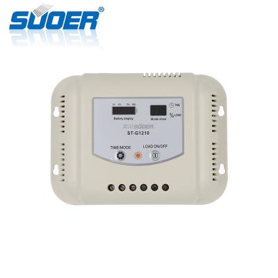 China Charger Controller Suoer 12V 24V 10A PWM Solar Panel Charge Controller for sale