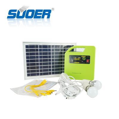 China Home Solar Lighting System Built-in Battery And Speaker Suoer With LED Lighting for sale