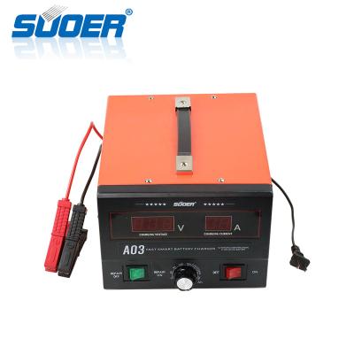 China Battery Suoer 3-30A 12V 24V Standard Smart Lead Acid Battery Charger New for sale