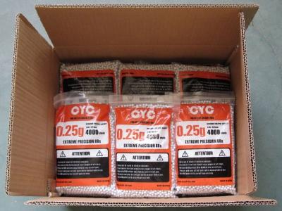 China 4000 BBS 0.20G 6mm AIRSOFT GUN HIGH GRADE Ammo 0.25 gram .25 gram for sale