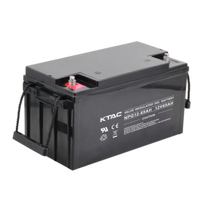 China Machine- Rechargeable Deep Cycle Battery 12V 65AH Lead Acid Batteries For UPS System for sale