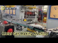 Food Metal Can Making Machine 300CPM 35KW Double Detection PLC Control