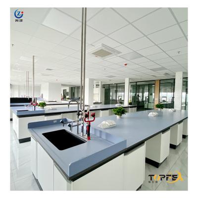 China Porcelain Soil Ceramic Laboratory Worktop Waterproof Chemical Resistant for sale