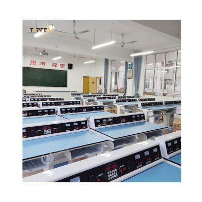 China Customized White / Blue Biology Lab Furniture With Sturdy Metal Structure for sale