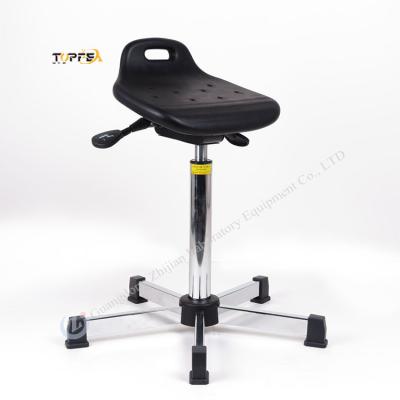 China Optional Assembly Aluminum Alloy Foot 350mm Seat Lift Chair / Lab Chair for sale