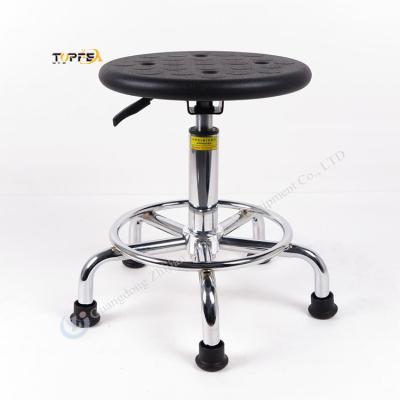 China Adjustable Height Blue Lab Stools With 5 Wheels for sale