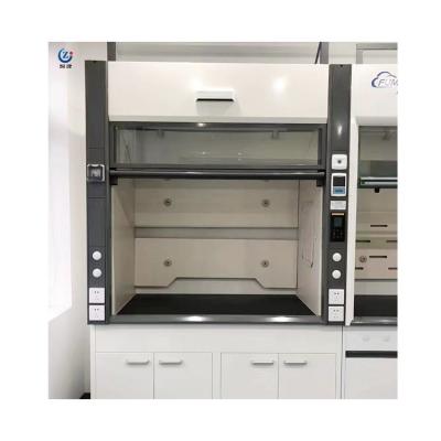 China Phenolic Resin / Ceramic Table Top Steel Fume Hood With Airflow And Low Maintenance for sale