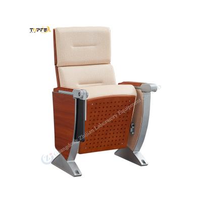 China Comfortable Church Foldable Seat And Backrest Padded Armrest Auditorium Chairs for sale