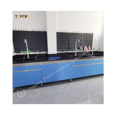 China High Durability Lab Wall Bench Length*W750*H850mm Customizable Space-Saving Design for sale