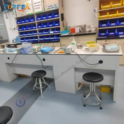 China Testing Function Wall-Mounted Laboratory Bench Easy Installation for sale