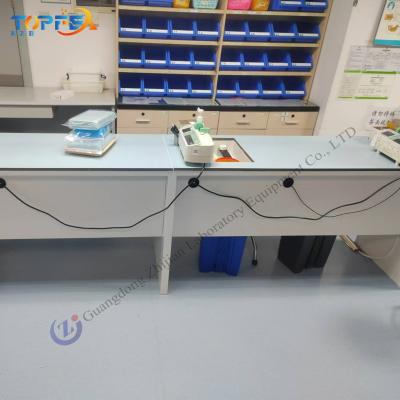 China Aanpasbare lengte*W750*H850mm Labwandbank voor moderne laboratoriumopstelling Te koop