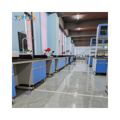 China Customizable Black Laboratory Work Benches Polishing for a Sleek and Professional Look for sale