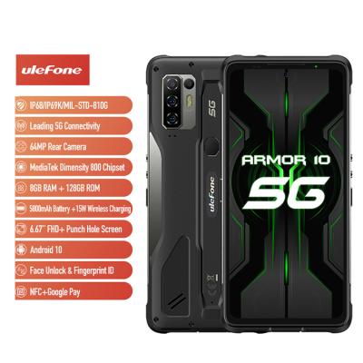 China Armor 10 5G IP68 IP69K Waterproof Rugged 3G Ulefone Smartphone 6.67 inch 8GB 128GB 64MP Camera NFC Wireless Charging Mobile Phones for sale