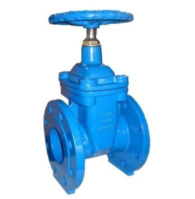 China Check Valve Handwheel Manual Operated Di+EPDM Resilient Seated Gate Valve DIN F4 Standard for sale