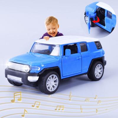 China Alloy Toy Cars Diecast Model Metal Toy Vehicle Diecast Cars With / 1:32 Noise Light Diecast Collectibles Pull Back Alloy Car Model Toy for sale