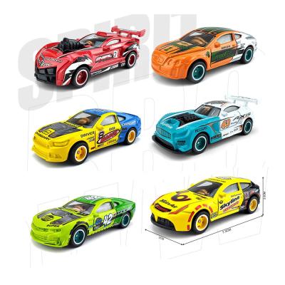 China Toy Promotional Sliding Simulation Diecast Model Alloy Cars Diecast Toys Car Metal Vehicle Alloy Racing Car Models for sale