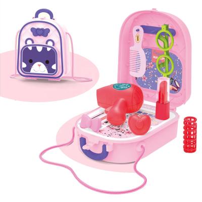 China Pretend Play Toy Princess Fashion Backpack DIY Pretend Play Bedroom Dressing Table Toy for sale