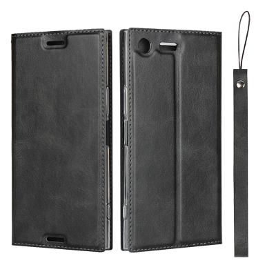 China PU Leather Shockproof Flip Wallet Case For Sony Xperia XZ Premium/XZ1/XZ2/XZ4 Compact/XZS Voltage for sale