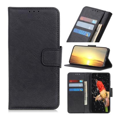 China Shockproof PU Flip Wallet Case For ONEPLUS NORD N200 5G Lychee Grain Leather With Stand Card Slots for sale