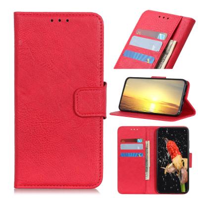 China PU Leather EDGE 20 Flip Wallet Case For Motorola MOTO Shockproof Lychee Grain With Stand Card Slots for sale