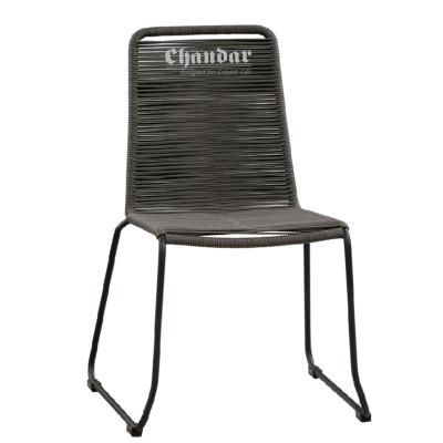 China Outdoor Modern Furniture Rope Outdoor Garden Weather Furniture Blackboard And Chairs For Sale for sale