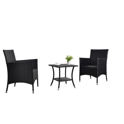 China Modern wicker dining table and chair outdoor furniture for sale