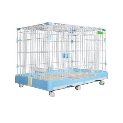 China High Quality Viable Wholesale A Variety Of Sizes Cheap Kennel Metal +PP+ABS Dog Cage Pet Supplies Dismountable Dog Pet for sale