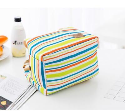 China Pattern Printing Insulated Lunch Bags High Strength Polyester Materials for sale