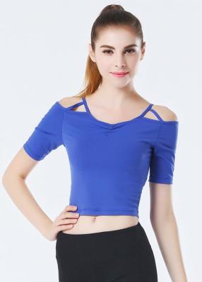 China Racerback Style Youth Sports Clothing Female Yoga Top Computer Knitting Technics for sale