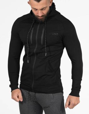 China Zipper Closure Mens Long Sleeve Sports Top Perfect Casual Style For Running for sale