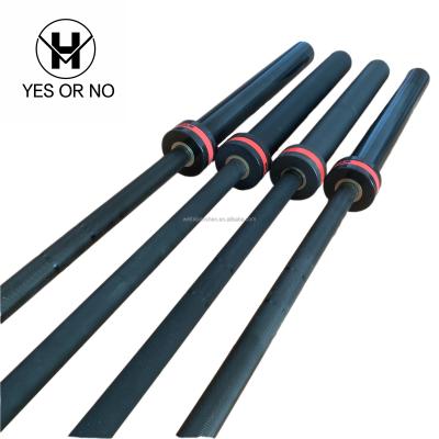 China Commercial Use Factory Supply 1000 Pound Black Oxide Process Barbell Bar For Weightlifting Training for sale