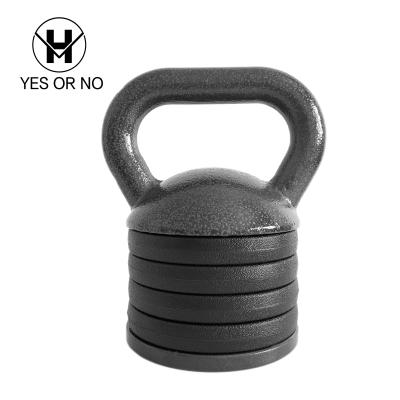 China Hot Selling High Quality Wholesale Gym Plated Dumbbell Competition Painting Adjustable Kettlebell for sale