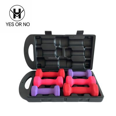 China Durable Hot Selling Gym Dumbbell Portable Colorful Set Wholesale Adjustable Fitness Training Equipment for sale