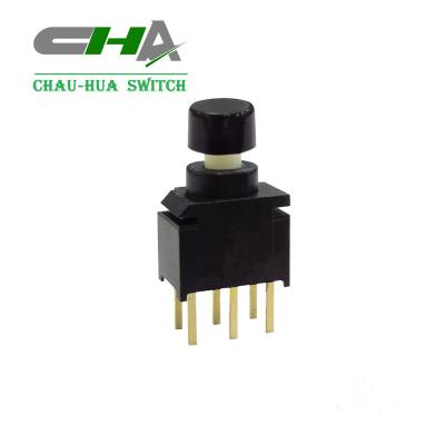 China CHA Sealed Ultraminiature Pushbutton Plastic Rotary Snap Switch Switches UP-8 Series for sale