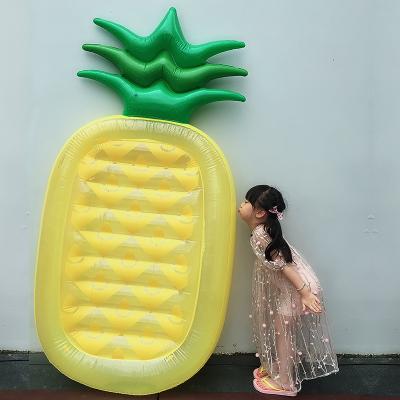 China Outerdoor Water Fun Twin Swim Float Inflatable Pool Float Pineapple Shape Inflatable Pool For Kids And Adults for sale