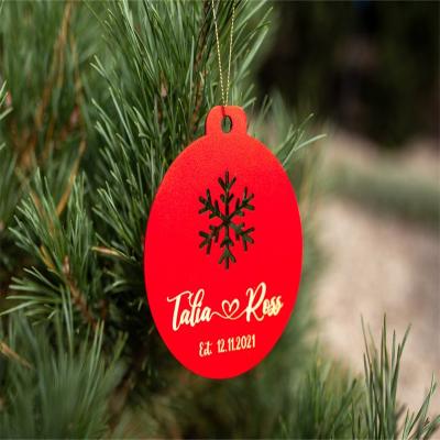 China Handmade Wholesale Custom Nordic Wooden Christmas Personalized Holiday Decor Ornament for sale