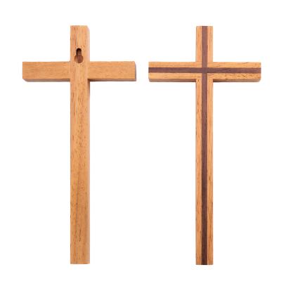 China China Wholesale Unfinished Wooden Crosses Home Decor Position Table Cross for sale