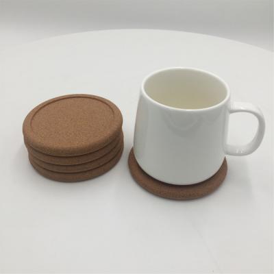 China Viable Wooden Tripod Cork Coaster Promotional Coasters 5pcs Per Set for sale