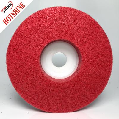 China Nylon Fiber Shop Online Sale HOTSHINE Non Woven Polishing Disc for sale