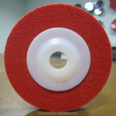 China Nylon fiber and abrasives selling products hotshine high quality non woven disc in 2020 for sale