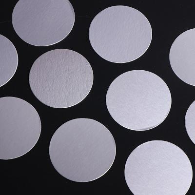 China Hot Selling Food Customized Seal Aluminum Foil Gasket Liner For Glass Bottle Lids Plastic Cap for sale